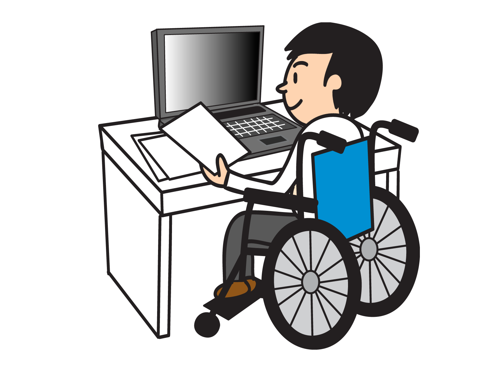 車椅子の方が就職・転職をする際に事務以外で向いている仕事は？